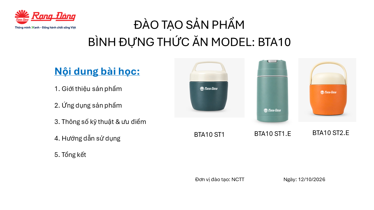 Bình đựng thức ăn BTA10
